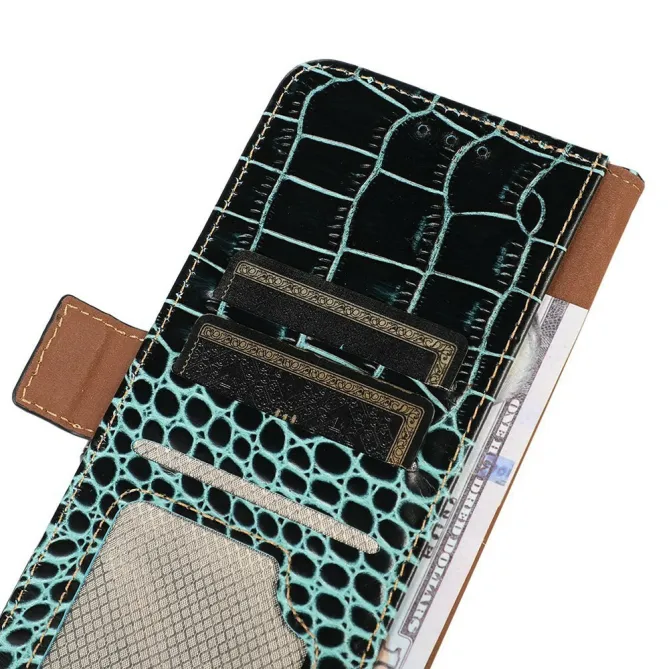 Housse Sony Xperia 1 VIII Cuir Véritable Aspect Croco RFID
