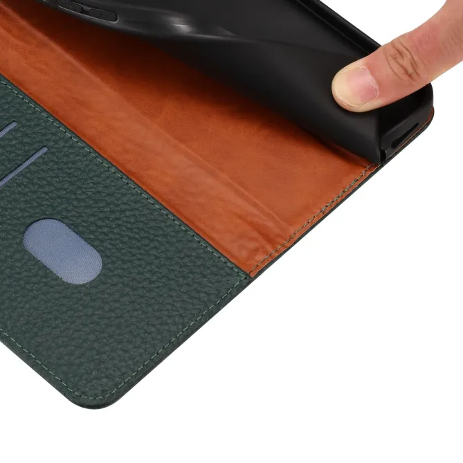Housse Sony Xperia 1 VIII Cuir Grainé Litchi Coussins Angles