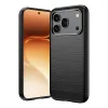 Coque Honor 600 / 600 Pro gel brossé carbone