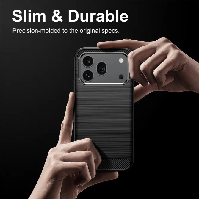 Coque Honor 600 / 600 Pro gel brossé carbone
