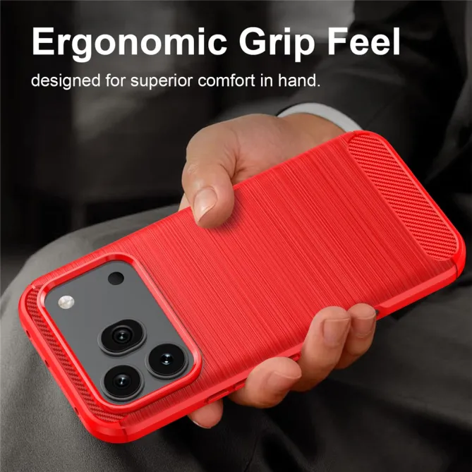 Coque Honor 600 / 600 Pro gel brossé carbone