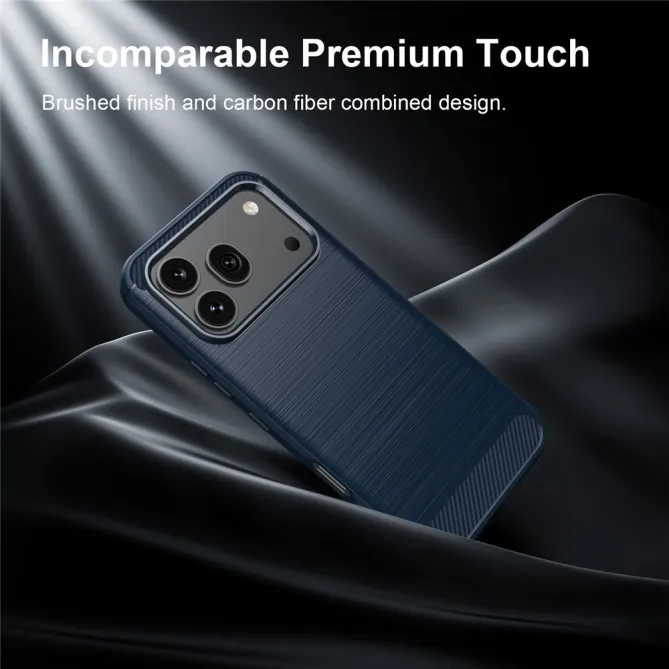 Coque Honor 600 / 600 Pro gel brossé carbone