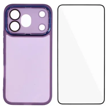 Coque Honor 600 Pro Transparente Protection Objectif Métal et Verre Trempé
