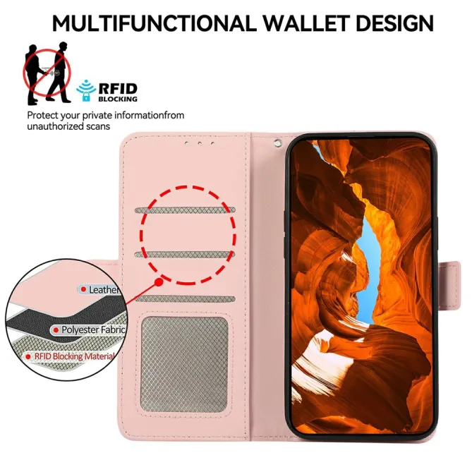 Housse Honor 600 / 600 Pro Effet Cuir Phantom RFID Portefeuille