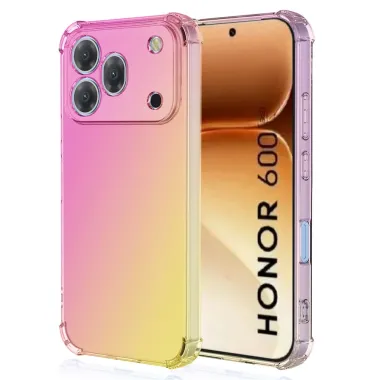 Coque Honor 600 Pro Transparente Dégradé Anti-Chute