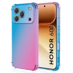 Coque Honor 600 Pro Transparente Dégradé Anti-Chute Bleu clair - photo 29