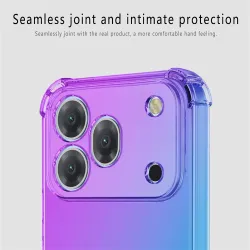 Coque Honor 600 Pro Transparente Dégradé Anti-Chute Bleu clair - photo 30