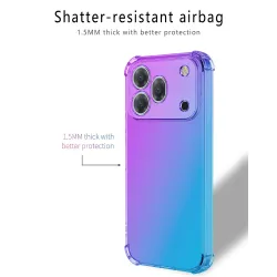 Coque Honor 600 Pro Transparente Dégradé Anti-Chute Bleu clair - photo 31