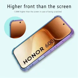 Coque Honor 600 Pro Transparente Dégradé Anti-Chute Bleu clair - photo 32
