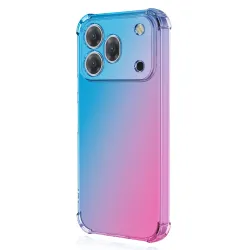 Coque Honor 600 Pro Transparente Dégradé Anti-Chute Bleu clair - photo 34