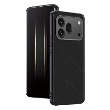 Coque Honor 600 Pro Simili Cuir Motif Croisillons