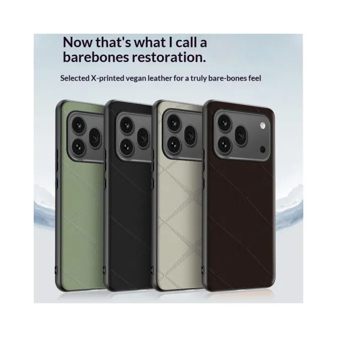 Coque Honor 600 Pro Simili Cuir Motif Croisillons