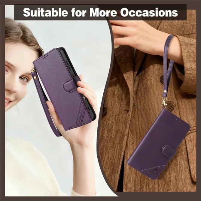 Housse Honor 600 Pro Anti-RFID Dragonne Simili Cuir