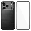 Pack Coque Brossée + Verre Trempé pour Honor 600 Pro
