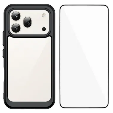 Pack Coque Transparente + Verre Trempé pour Honor 600 Pro