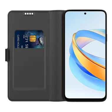 Étui Folio pour Honor 600 Pro Double Fermoir Magnétique Porte-Carte