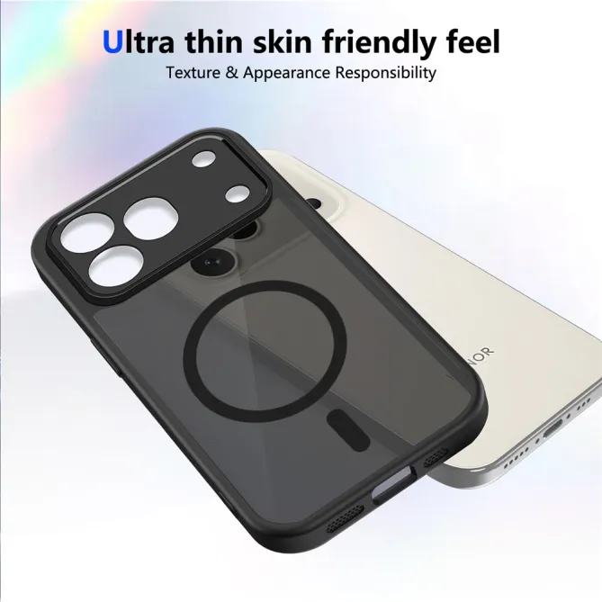 Coque Magnétique pour Honor 600 Pro Dos Fumé Semi-Transparent