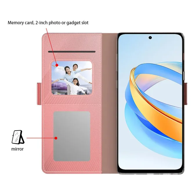 Housse Honor 600 Pro premium porte cartes avec miroir