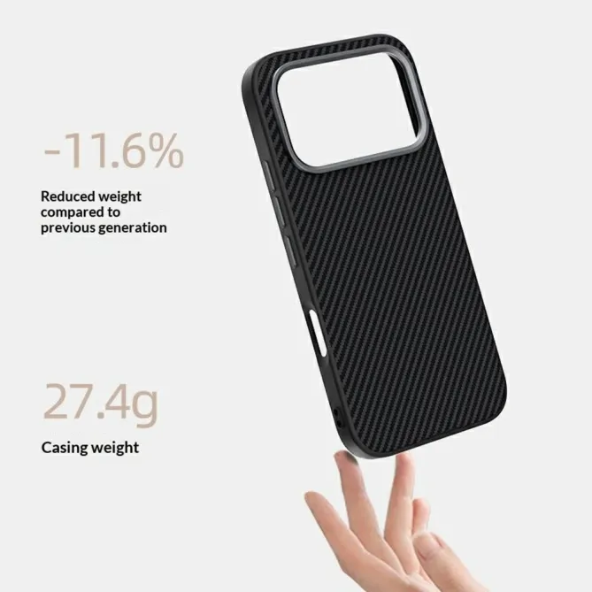 Coque Honor 600 / 600 Pro Magnétique Texture Carbone Premium