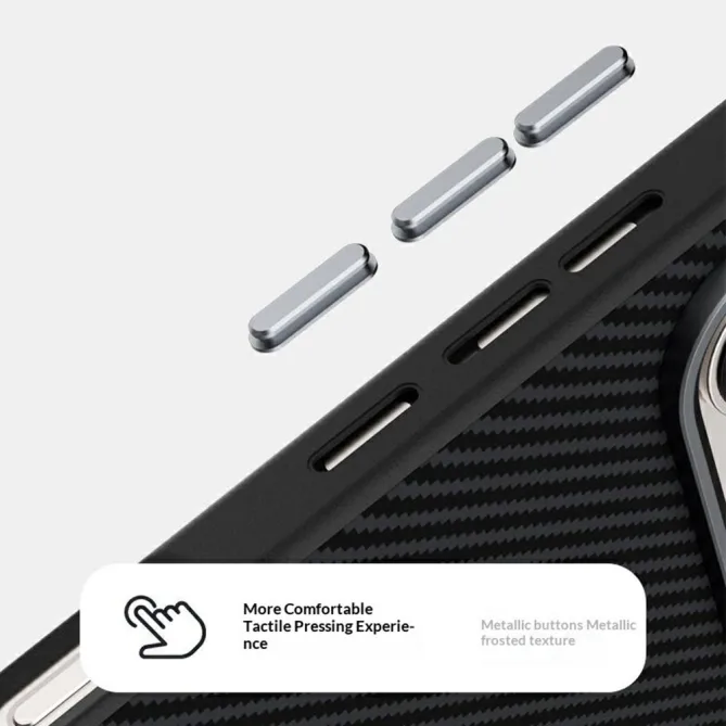 Coque Honor 600 / 600 Pro Magnétique Texture Carbone Premium