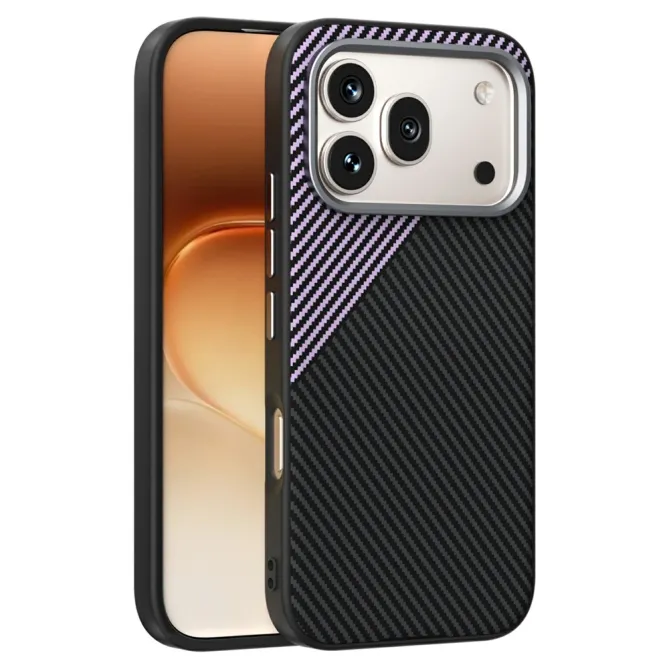 Coque Honor 600 / 600 Pro Magnétique Texture Carbone Premium