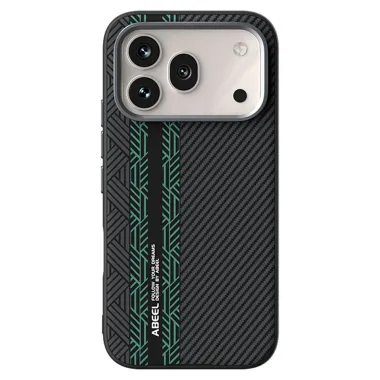 Coque Honor 600 / 600 Pro Magnétique Texture Tressée Liseré Vert