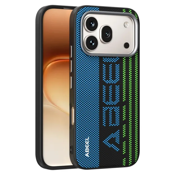 Coque Honor 600 / 600 Pro Magnétique Carbone Bleu et Vert