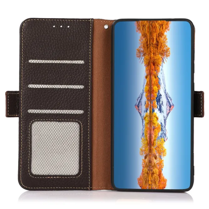 Housse Honor 600 / 600 Pro Cuir Grainé KHAZNEH RFID