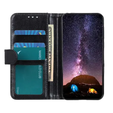 Housse Honor 600 / 600 Pro Portefeuille Cuir Ciré Effet Wax