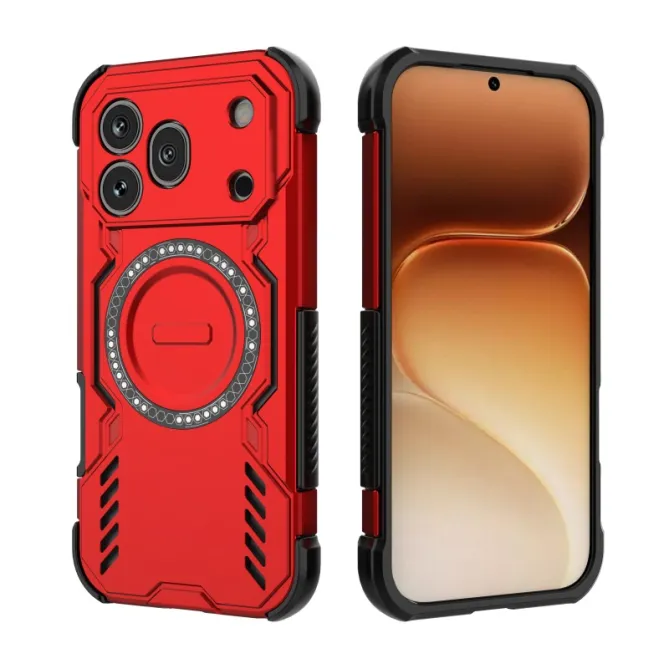 Coque Honor 600 Pro Butterfly magnétique avec 2 verres trempés