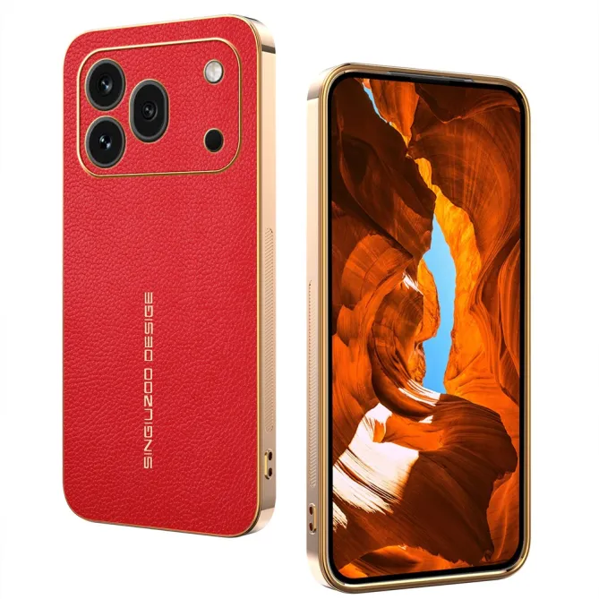 Coque Honor 600 Pro Effet Cuir Grainé Vendôme