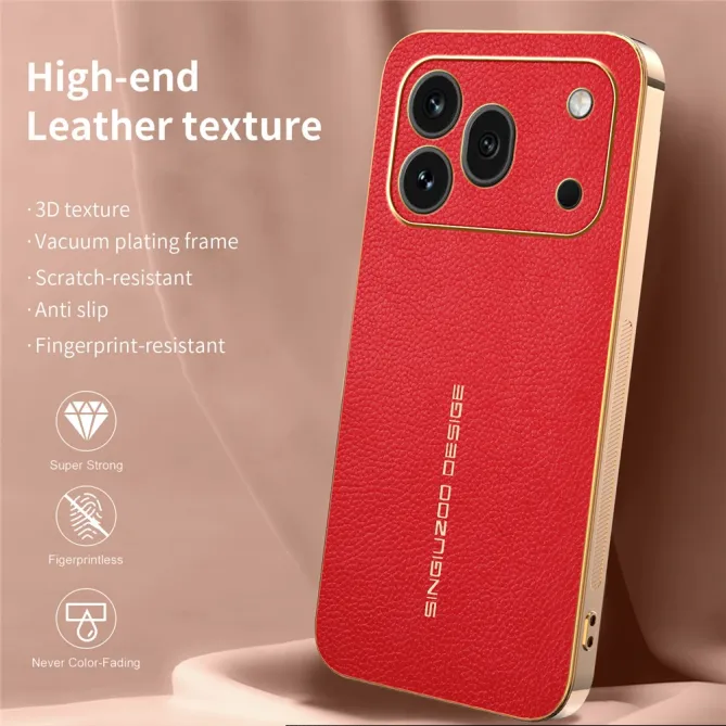 Coque Honor 600 Pro Effet Cuir Grainé Vendôme