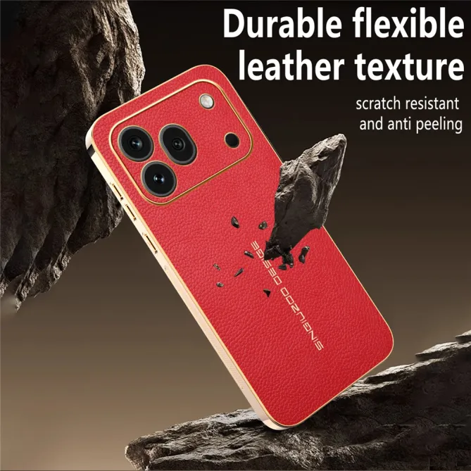 Coque Honor 600 Pro Effet Cuir Grainé Vendôme
