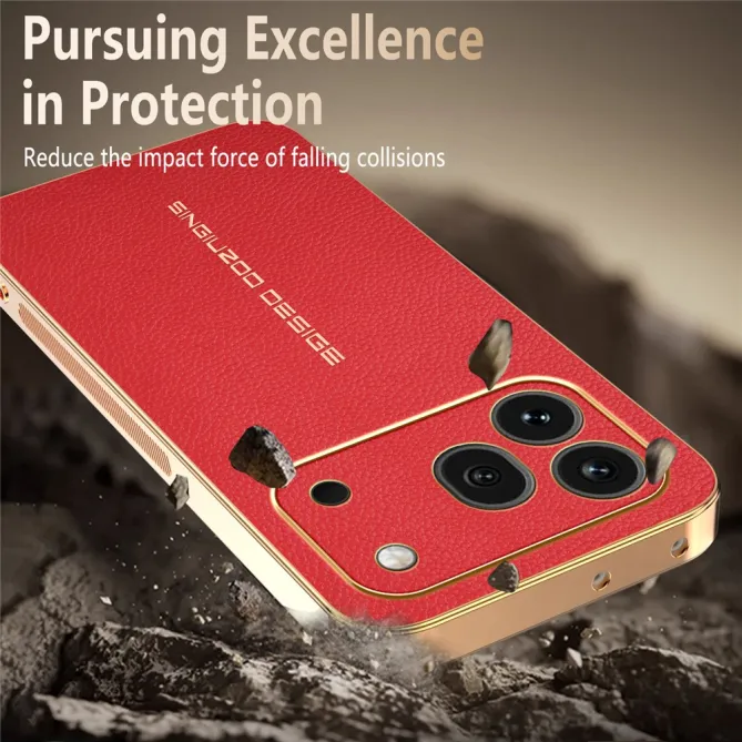 Coque Honor 600 Pro Effet Cuir Grainé Vendôme