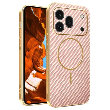 Coque Honor 600 Pro Magnétique Texture Carbone