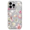Coque iPhone 16 Plus transparente motif coquillages étoiles de mer et fleurs