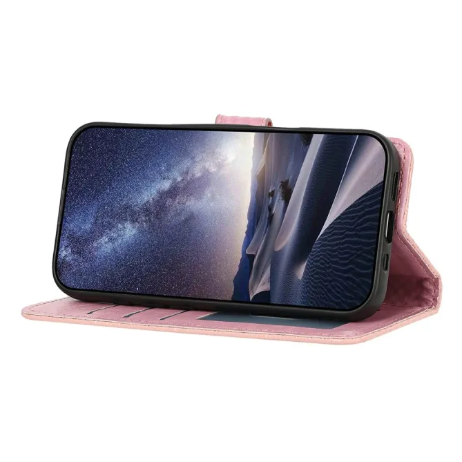 Housse iPhone 16 Plus texture diamant avec dragonne