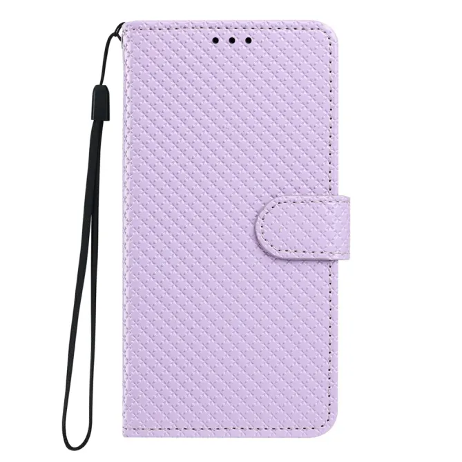 Housse iPhone 16 Plus texture diamant avec dragonne