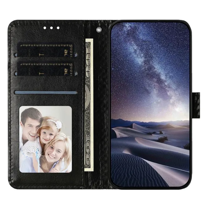 Housse iPhone 16 Plus texture diamant avec dragonne