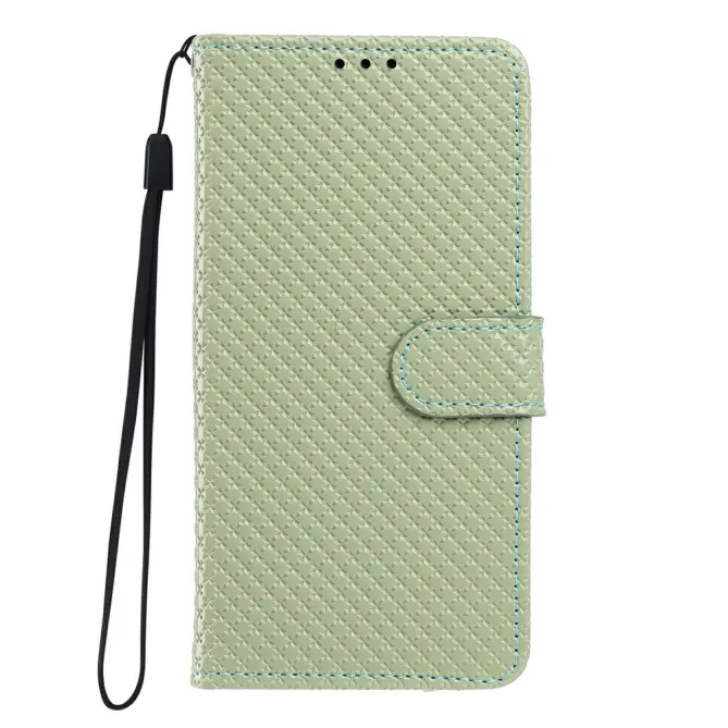 Housse iPhone 16 Plus texture diamant avec dragonne