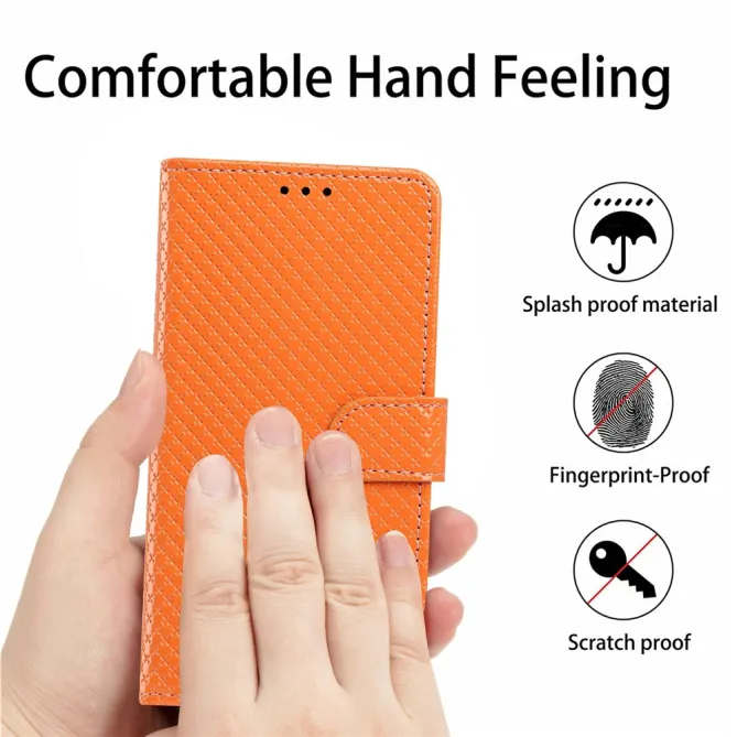Housse iPhone 16 Plus texture diamant avec dragonne