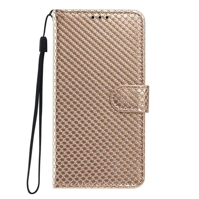 Housse iPhone 16 Plus texture diamant avec dragonne