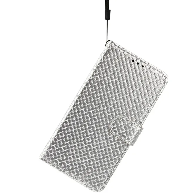 Housse iPhone 16 Plus texture diamant avec dragonne
