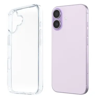 Coque iPhone 16 Plus transparente coins airbag anti-choc