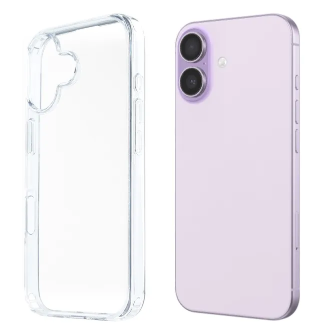 Coque iPhone 16 Plus transparente coins airbag anti-choc