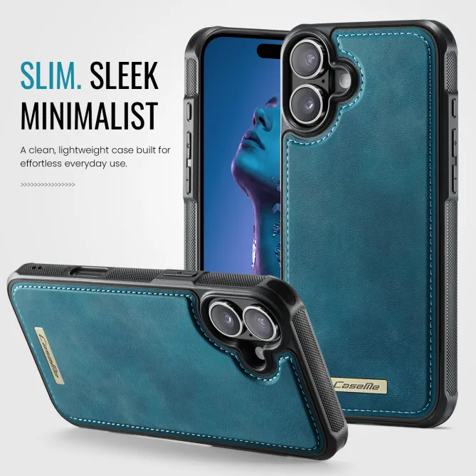 Coque iPhone 16 Plus simili cuir magnétique C69 Series