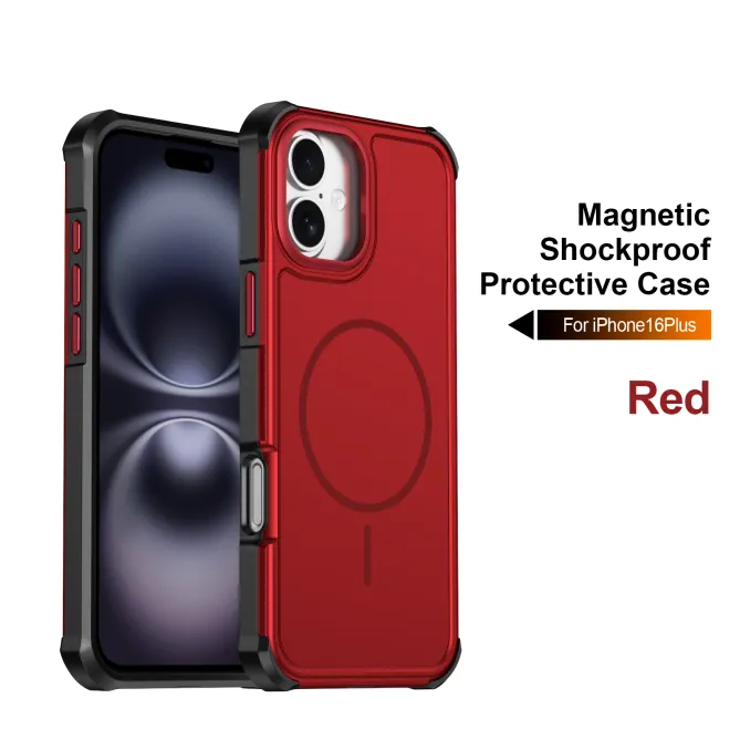 Coque iPhone 16 Plus magnétique triple couche coins renforcés