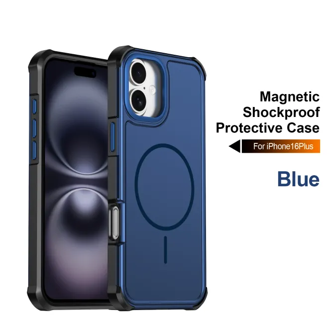 Coque iPhone 16 Plus magnétique triple couche coins renforcés