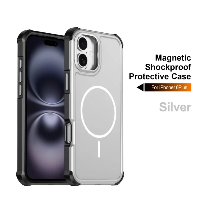 Coque iPhone 16 Plus magnétique triple couche coins renforcés