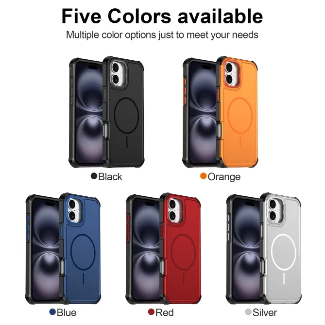 Coque iPhone 16 Plus magnétique triple couche coins renforcés